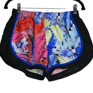 Nike Blue Shorts Womens Medium Stretch Pockets Lined Elastic Waist Active